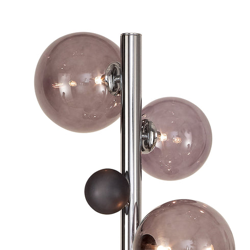 Rome Floor Lamp 8 Light With White Marble Base
